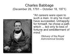 Charles Babbage Quotes. QuotesGram via Relatably.com