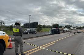 Homem de 35 anos morre ao bater contra caminhão durante ultrapassagem na RS-287