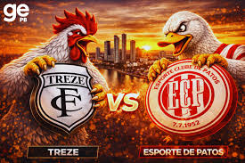 Treze x Esporte de Patos: onde assistir, horário, prováveis escalações e arbitragem