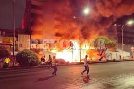 Se registra incendio en zona de La Merced