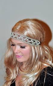 Diadema diadema oro perla Black Women Headwrap tramo Headcovering Vintage ... - il_570xN.430927766_q5jd