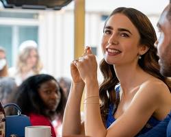 Image of Lily Collins as Emily Cooper from Emily in Paris