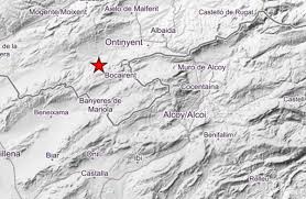 Un terremoto de magnitud 3,4 sacude Bocairent y Ontinyent