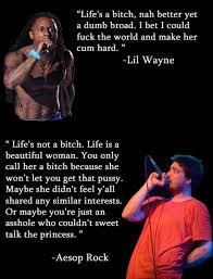 Aesop Rock disses Lil Wayne • via Relatably.com