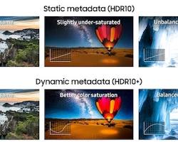 Bildmotiv: HDR comparison on a Samsung TV