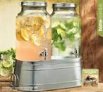 Large mason jar drink dispenser