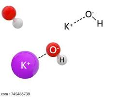 Hình ảnh về Potassium Hydroxide molecule structure