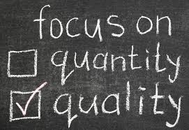 Quality vs. Quantity | via Relatably.com