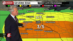 Forecast First Alert: Severe weather risk Monday afternoon, hail and tornadoes possible