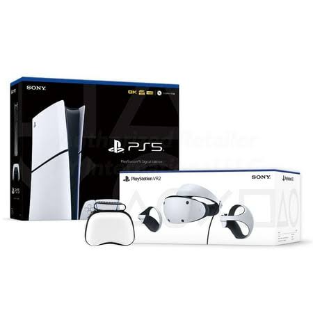 Playstation 5 & Psvr2 Deluxe Combo VR2 Headset Sense Controllers