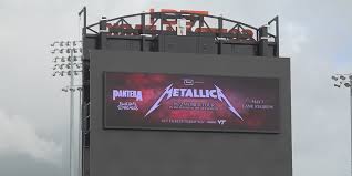 “You have to shoot for the moon sometimes, right?” Virginia Tech Athletics 
talk Metallica show