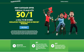 Paddy Power free bets: Get 50/1 on a goal in Fulham vs Man Utd