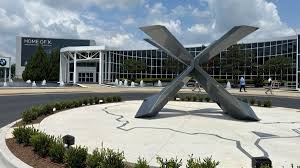 ‘X’ marks the spot: BMW sculpture at massive S.C. plant spotlights models built inside