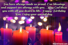 Birthday Wishes For Son via Relatably.com