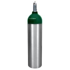 15 Cu Ft Aluminum Medical Oxygen (O2) Cylinder + CGA 870 ...