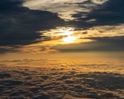 富士山五合目で初日の出