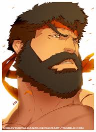 Image result for street fighter ryu beard