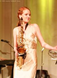 Saxophonistin Melanie Piontek