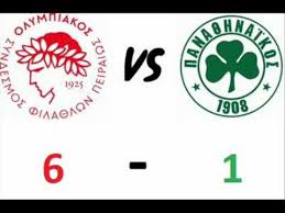 Αποτέλεσμα εικόνας για olympiakos panathinaikos 2-0