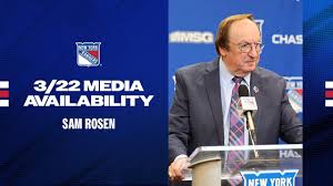 Sam Rosen Retires After 40 Years as Voice of the New York Rangers
