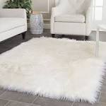 Super Area Rugs, Cozy Collection, Pure White Shag