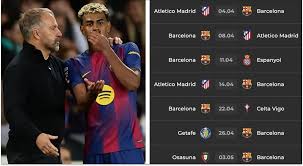 barcelona schedule