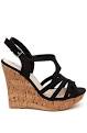 Black ladies wedges