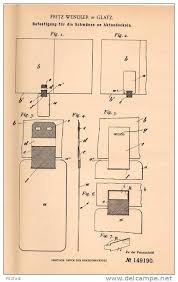 Original Patentschrift - Fritz Wendler in Glatz , Schlesien , 1902 ...