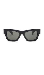Gucci Square Sunglasses in Black & Grey | REVOLVE
