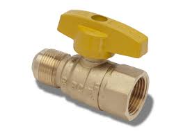 BrassCraft Gas Ball Valve OD Compression Brass Ball Valve ...