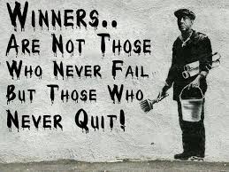 Winners are not those who never fail, but those who never quit ... via Relatably.com