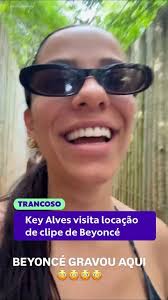 Key Alves visita locação de clipe de Beyoncé em Trancoso e se surpreende