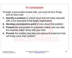 Image of Provocative conclusion