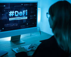 Imagem de DeFi, ou finanças descentralizadas