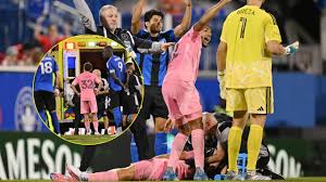 ¡Momentos de angustia! Berterame queda inconsciente en pleno partido