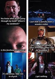 Iron Man 3 quotes &quot;I just stole a poncho off a wooden Indian ... via Relatably.com