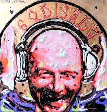 Traian Basescu, DJ Atotputernic, in viziunea pictorului Costin Craioveanu - traian-basescu-tablou-costin-craioveanu