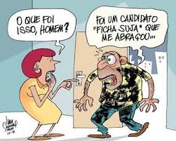 Resultado de imagem para Ilustração: Candidatos ficha-suja