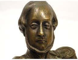 Buste en bronze doré, homme chevalier Ordre Saint-Esprit, officier Empire, XIXè - Antiques de Laval - buste-en-bronze-dore-homme-chevalier-ordre-saint-esprit-officier-empire-xixe