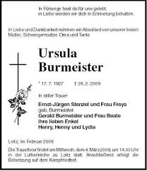 Ursula Burmeister-- 17. 7. 19 | Nordkurier Anzeigen