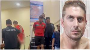 Primele imagini cu momentul în care a fost capturat în Bali asasinul lui Adrian Kreiner. Își vopsise...