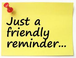 Image result for friendly reminder clip art free