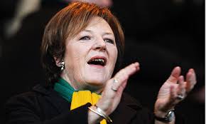 Norwich City owner Delia Smith calls for overhaul of football finances | Football | The Guardian - Delia-Smith-cheers-on-Nor-001