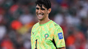 Yassine Bounou in action on the field