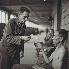 Dachau prisoner shares last bread