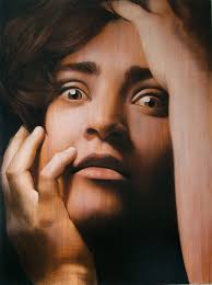 Courtesy of Antonio Santin, 2012. &#39;&#39;PAULA&#39;&#39; 200x160cm oil on canvas. Collection Jesus Barcenas. Valdepeñas. Courtesy of Antonio Santin, 2007. - The-Photo-Realistic-Paintings-of-Antonio-Santin-yatzer-12