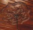 Wood ceiling medallions