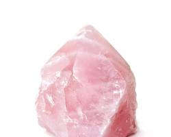 Rose quartz crystalの画像