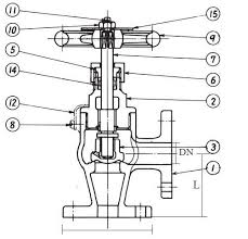 JIS F7304 Globe Valve Angel Bronze - 16K