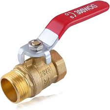 Amazon.com: 3/4" Brass Ball Valve Full Port 600 WOG Blue ...